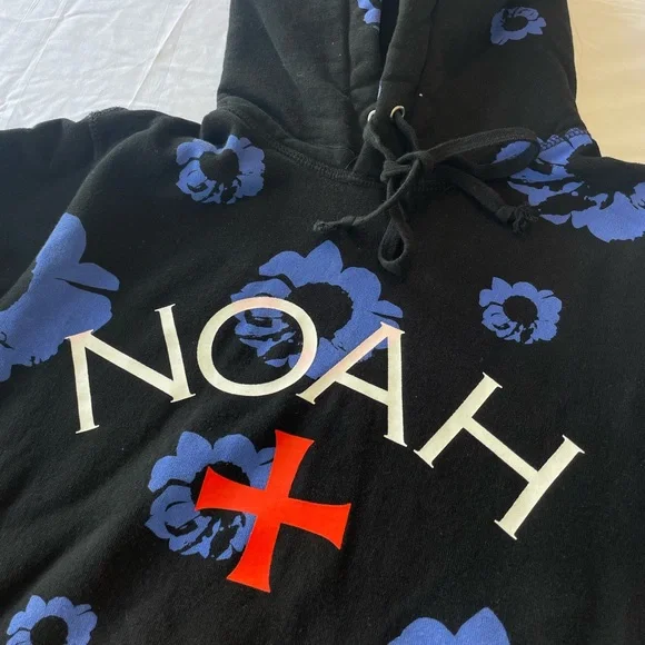 Noah NYC x The Cure Disintegration Hoodie Black/Blue Size Small